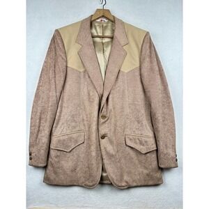 American Craftsmen Blazer Mens XL Western Yoke Sport Coat Vintage